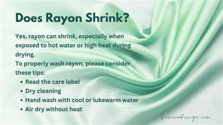 Does Rayon Shrink When Dried? Discoveries And Insights Revealed