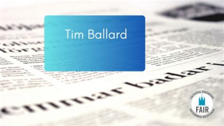 Is Tim Ballard Related To M. Russell Ballard?
